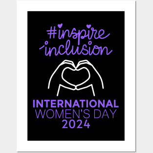 Count Her Inspire Inclusion Women's International Day 2024 Posters and Art